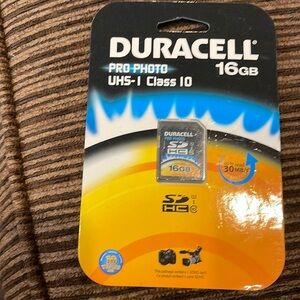 Duracell pro photo UHS-1 class 10 16 GB pro photo